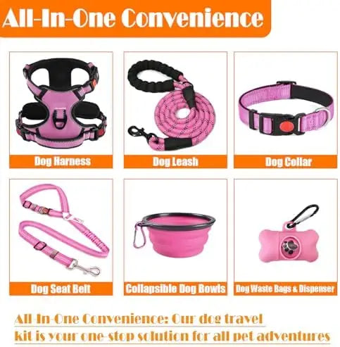 Training Kit for Dogs: LOBEVE No Pull Harness with Collar & Leash Set - Quick and EZ Shop