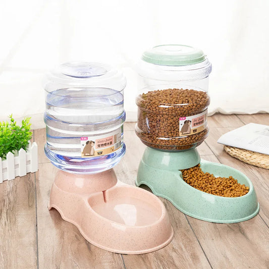 Large Capacity Pet Feeder Bowls Small Dog Food Bowl Automatic Water Dispenser Cat Bowls Pets Feeding Bowls Drink Water Bowl - Quick and EZ Shop