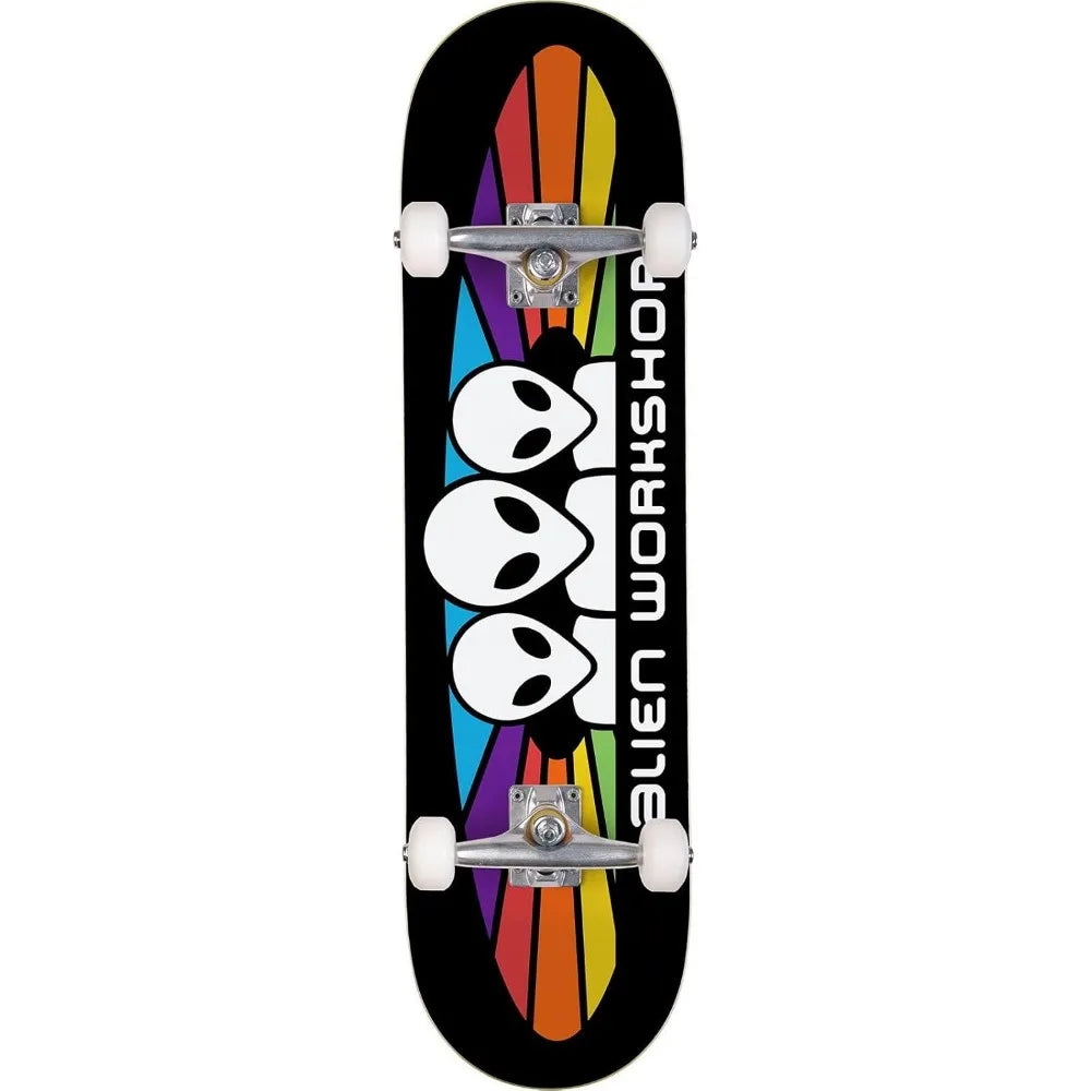 Skateboards Complete Spectrum Black 7.75" Assembled, Multi