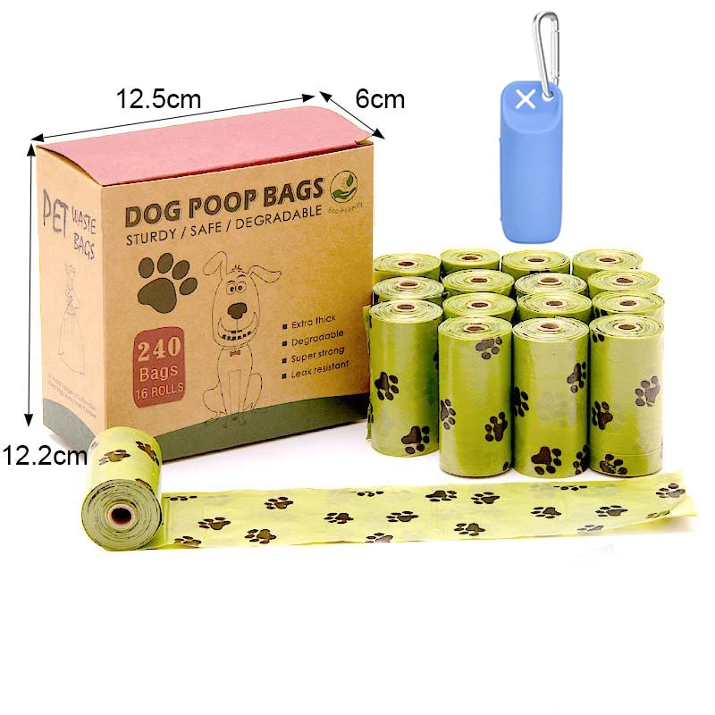 Portable Dog Poop Bag Case Toilet Bag Garbage Bin Sofe Silicone Pet Garbage Bag Dispenser Dog Poop Bag Storage Device With Hook - Quick and EZ Shop