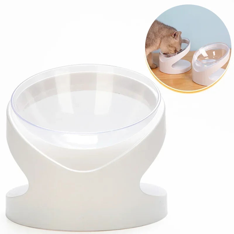 Cat Bowl High Foot Dog Bowl Neck Protector Cat Pet Food Water Bowl Anti-overturning Binaural Pet Feeding Cup Pet Feeder
