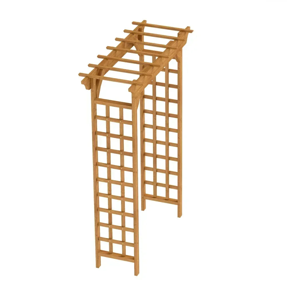 Wooden Arbor, Wedding Arch for Ceremony, Wood Trellis for Plant Climbing, Christmas Decor Pergola for Garden Backyard