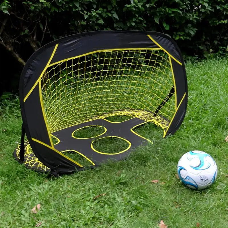 Kids Soccer Goal Portable Football Target For Soccer Cage Net Foldable Gate Impact-Resistant Outdoor Grass Football Training