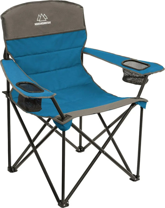 Quilted Standard Camping Chair With Padded Seat And Ba For Camping/Hiking/Backpacking Made By Caddis Sports (Standard Chair