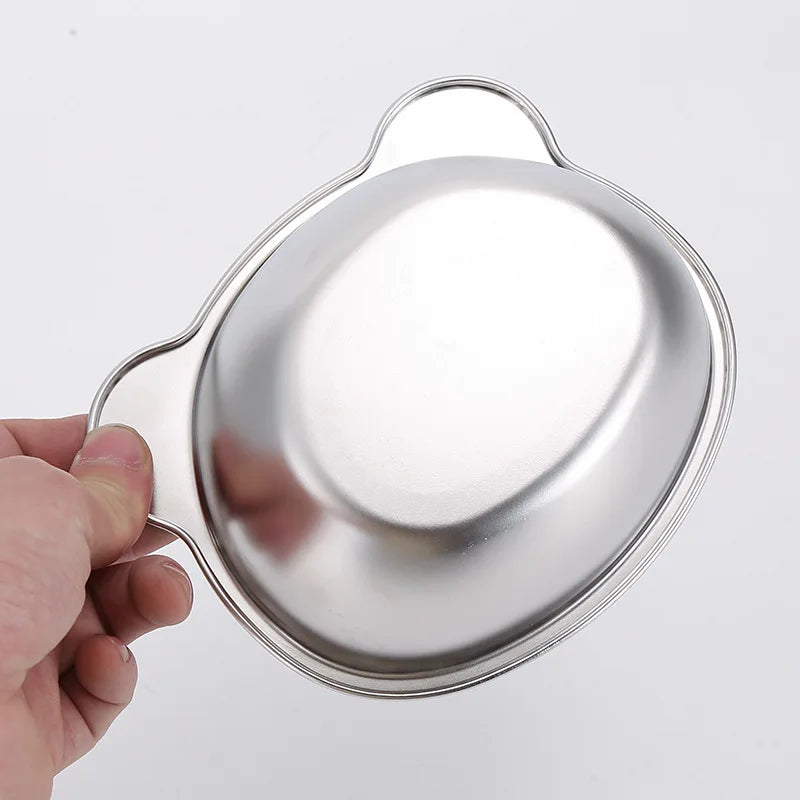 Tilted Cat Bowl Stainless Steel Cat Food Bowls with Metal Stand Food and Water Dish for Cats Kitten Puppies Feeders Cat Supplies - Quick and EZ Shop