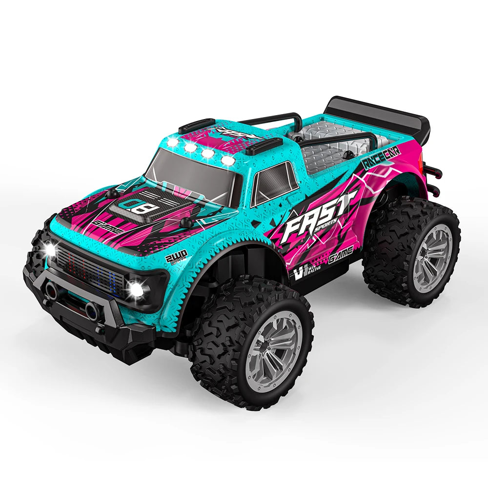 2.4G RC Cars Remote Control Car Drift High Speed With LED Light Children's Off-roadremote Outdoor Control Model Car Toys Gifts