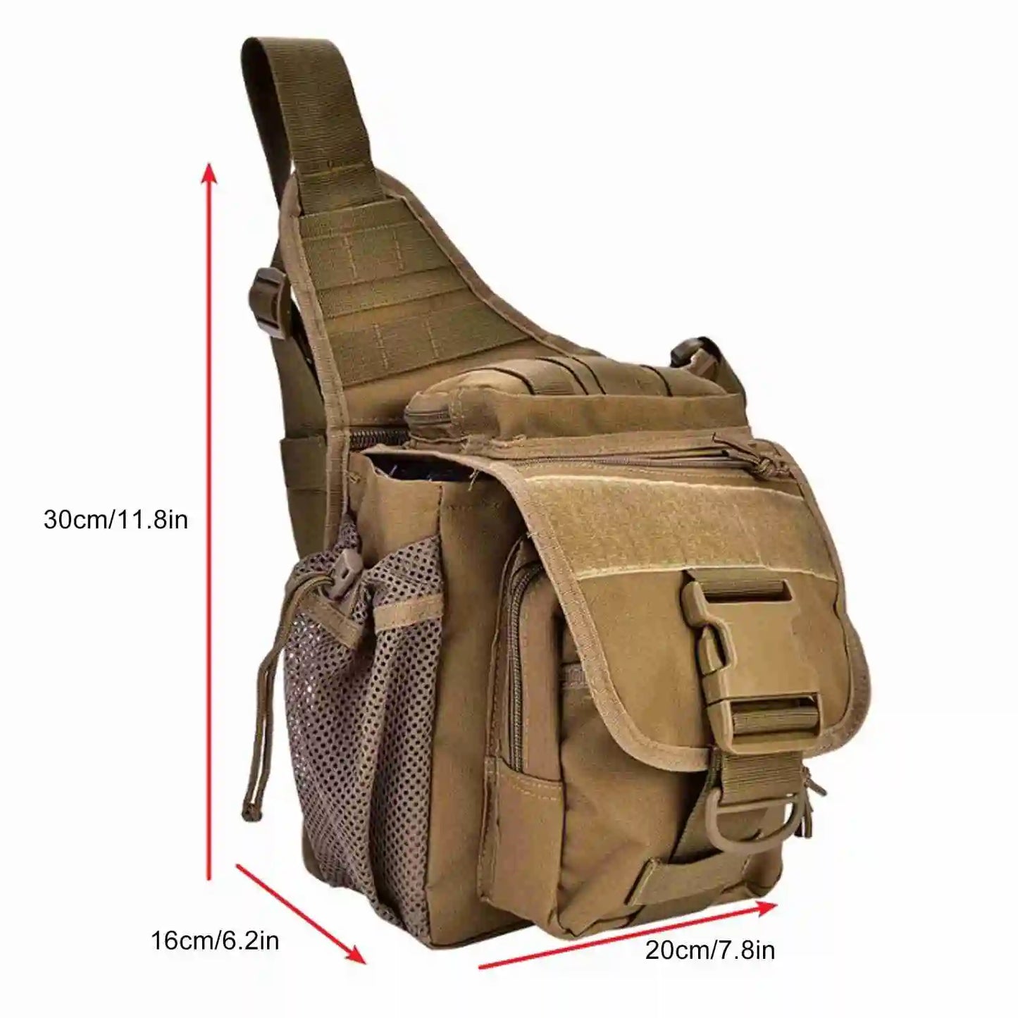 2025 New  Men Military Chest Shoulder Bag Pack for Travel Hiking Outdoor Equipment Chest Bag Chest Pack Military Chest Bag