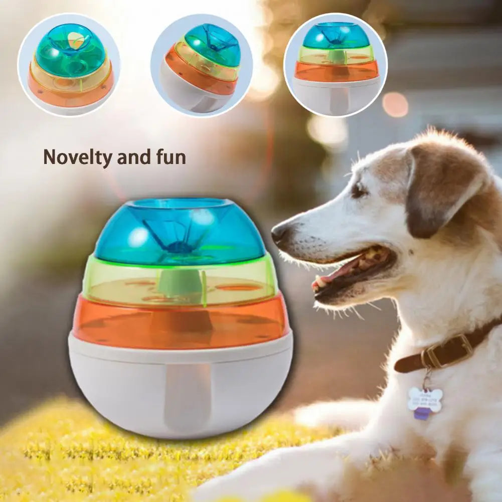 Pet Leaking Toy Dog Treat Tower Bite Resistant Tumbler Design Relieve Boredom Dog Puppy Leaky Food Toy Funny Dog Feed Toy