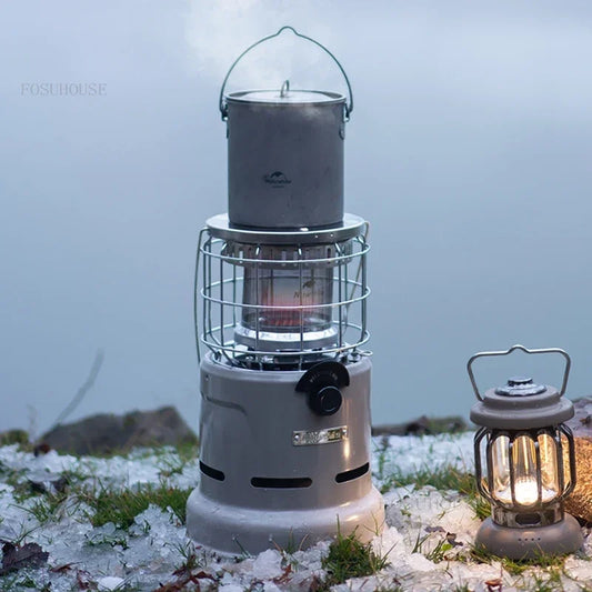 Modern Minimalist Chimeneas for Outdoor Camping Stove Dual-purpose Outdoor Heaters Multipurpose Small Portable Cooking Gasifier
