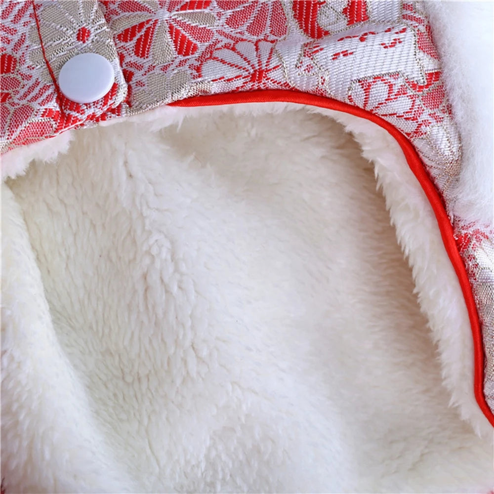 Pet Costume Chinese New Year Dog Clothes Outfit Tang Suit Cat Chihuahua Yorkie Poodle Bichon Schnauzer Dog Clothing Puppy Coat