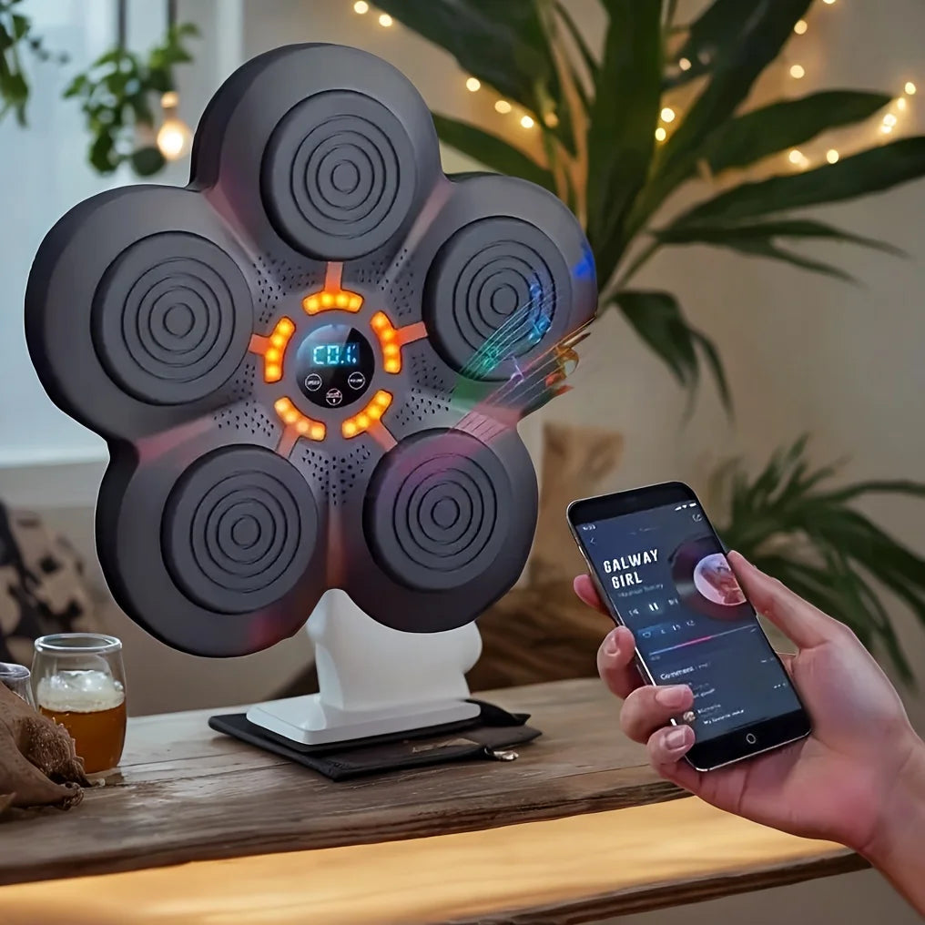 American Super New Product, A Set Of Smart Wireless Music Boxing Targets, Wall-Mounted Music Boxing Machine, Fitness Equipment,